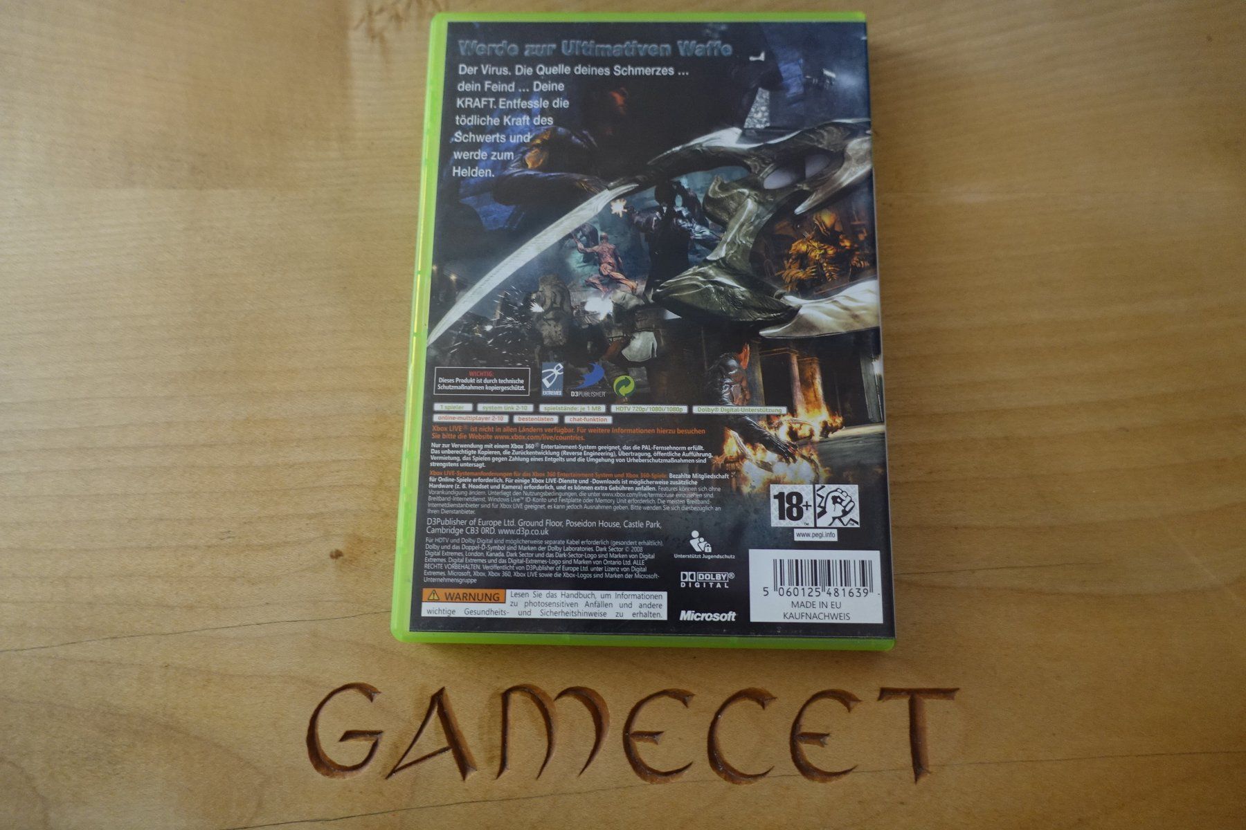 Microsoft Giochi: Dark Sector – Usato da Steinach venduto da Gamecet 2