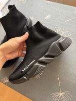 Balenciaga Speed Sock Sneakers, Black, Size37, Great!