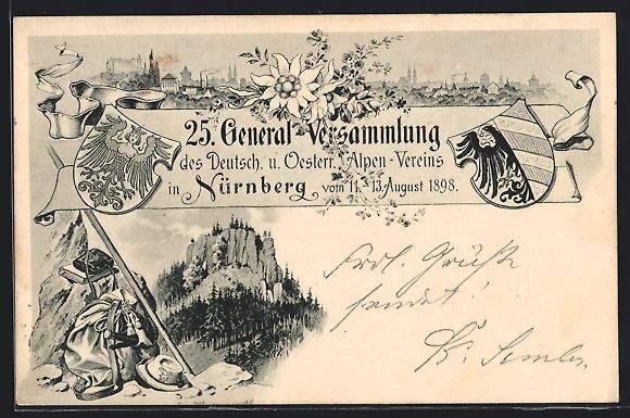 Cancelleria postale: Nürnberg, Generalversammlung des Dt. u. – Usato da Berlin venduto da bartko-reher