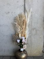Wunderschöner Pampas-Trockenblumenstrauss – Hochzeitsdeko
