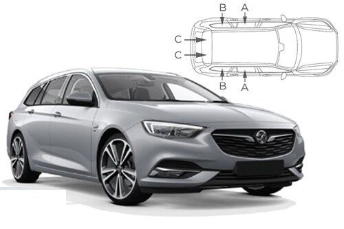Opel Auto Sonnenschutz Blenden Set / Car Shades passgenau