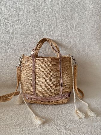 Vanessa Bruno Korb Tasche mit Pailletten neuwertig