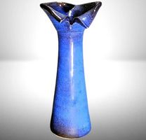 ✨ 💙 Seltene Vintage-Keramikvase „Royal Blue“ 💙 ✨