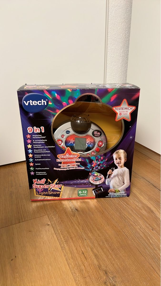 Vtech Giocattoli: Vtech Kid SuperStar Lightshow, Karaoke, Neuwertig! – Usato da Berikon venduto da spaeck82 1