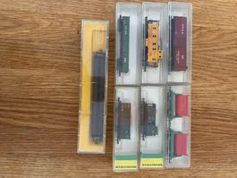 Minitrix div. Wagen Spur N