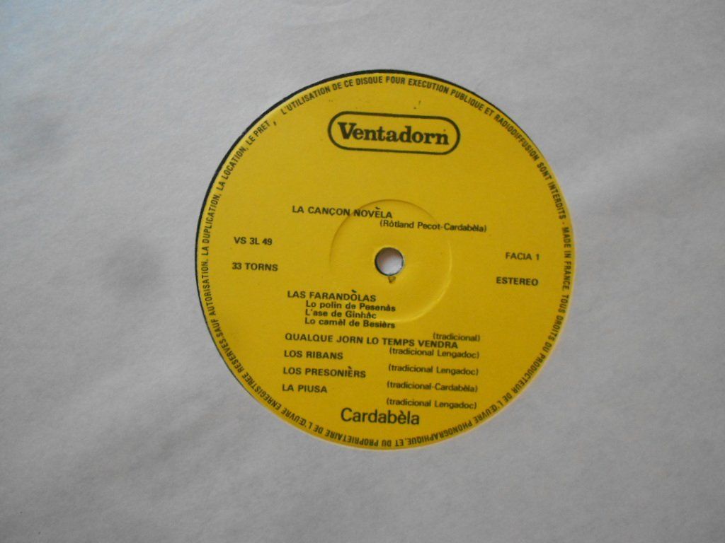 Vinyles: CARDABÈLA – D'occasion à Bex par Giorgiob 3
