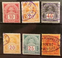 6 Zürcher Börsenstempel Fiskalmarken