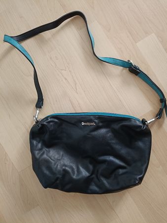 Handtasche Desigual, schwarz/türkis
