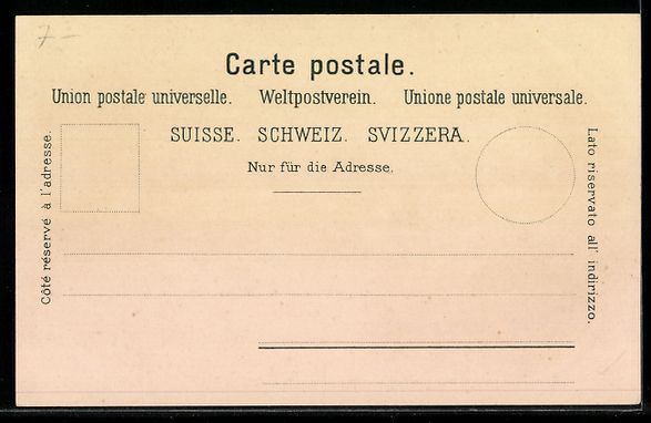 Cartoline postali: Litho Luzern, Ortsansicht aus der Vogels – Usato da Berlin venduto da bartko-reher 1