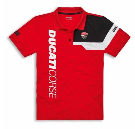 Ducati-Kurzärmeliges Polo Track 21 Grösse S