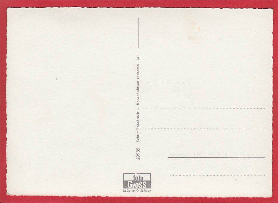 Cartoline postali: WATTWIL KRANKENHAUS, GROSSFORMAT – Usato da Grüningen venduto da Kartenlaube 1
