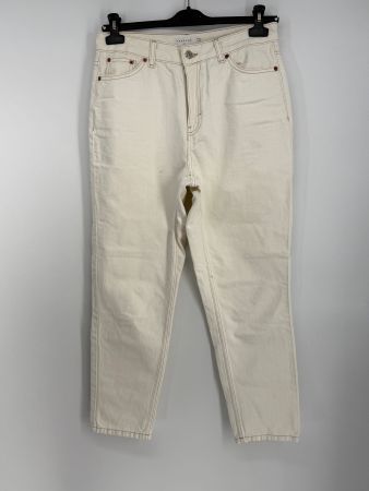 Topshop Mom Jeans, creme-weiss, Gr. 30