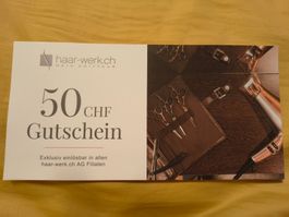 haar-werk.ch Gutschein für 50 Franken