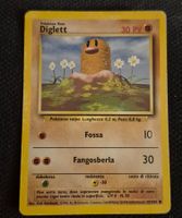 DIGLETT 47/102 BASE SET POKEMON VINTAGE ITALIANO WIZARDS ITA