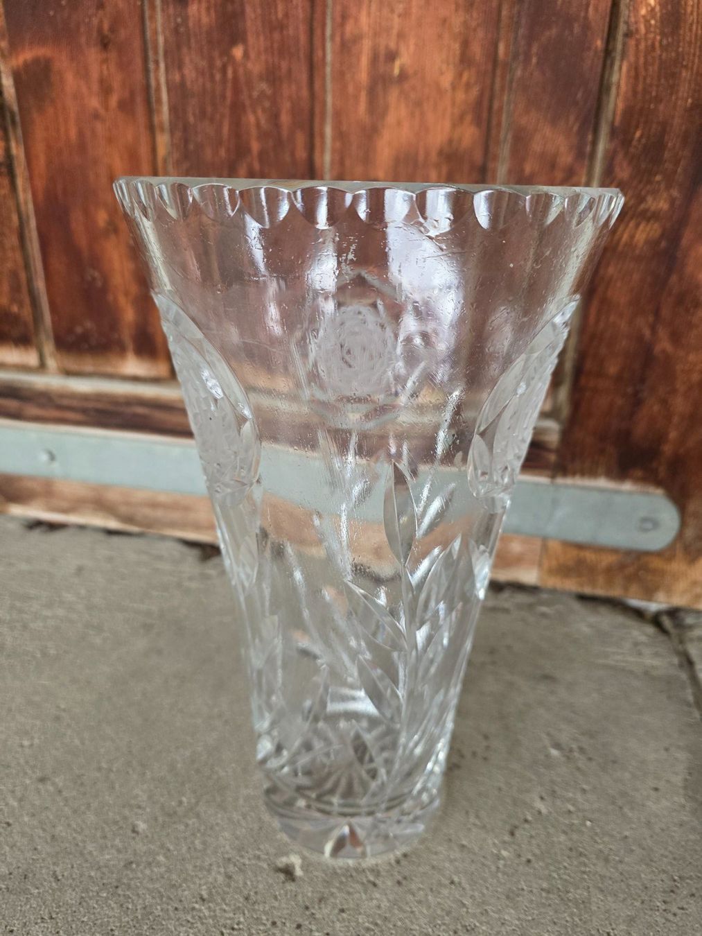 Vasi & Recipienti: Kristall Glas Vase Rose 31 cm – Usato da Walterswil BE venduto da Lonitti 7