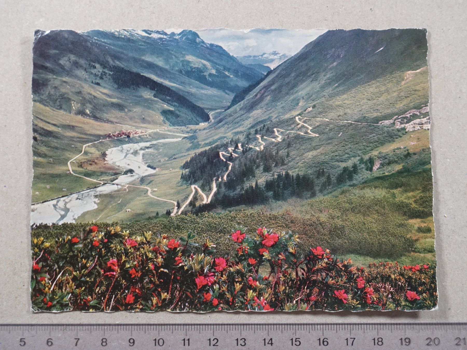 Cartoline postali: San Bernardino Pass, Hinterrhein – Usato da Lenzburg venduto da fh1
