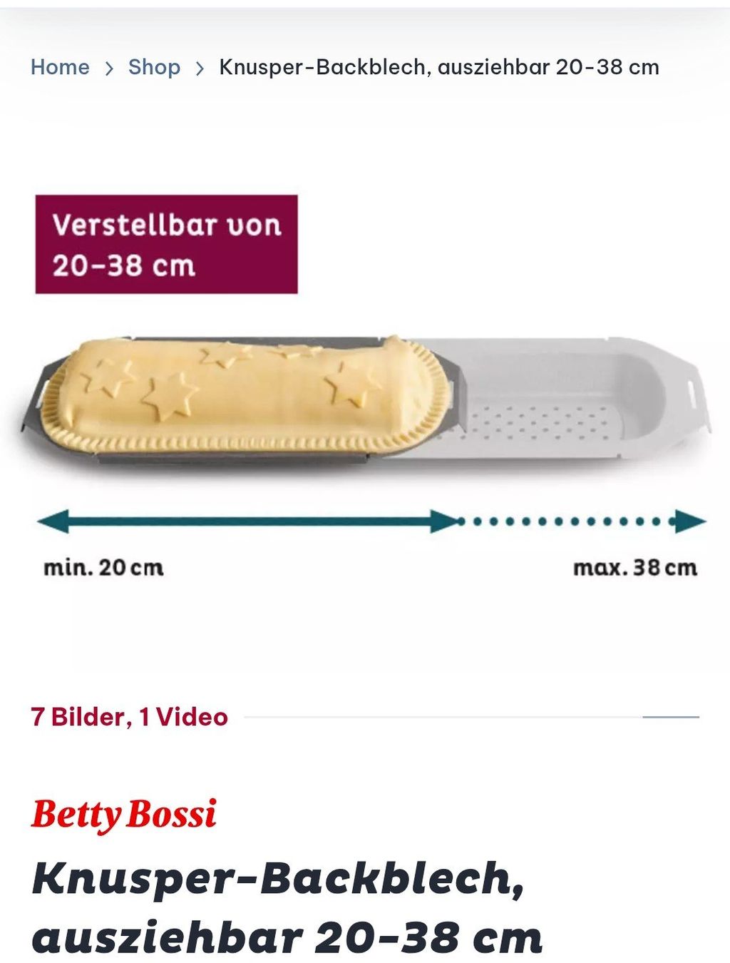 Betty Bossi Backformen: Betty Bossi Knusper-Backblech – Neu (gemäss Beschreibung) aus Balzers von Loona7 3