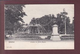 GENEVE - Jardin Anglais - 1902