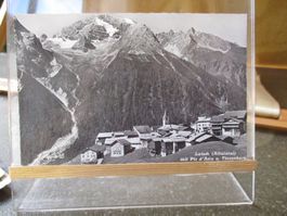 Latsch Bergün Albula Tal Tinzerhorn Postkarte 1962  2