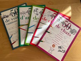 Lot de 5 livres de dessin Lee J. Ames