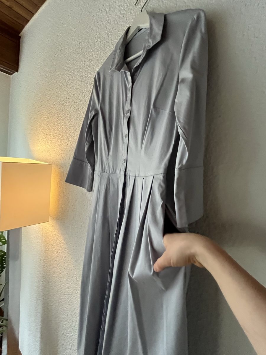 Windsor Vestiti: Windsor Hemdblusenkleid mit Bindegürtel in hellblau – Nuovo (secondo la descrizione) da Thalwil venduto da dia_kgx8 6