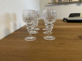 Kristall Schnapsgläser 6 Stück