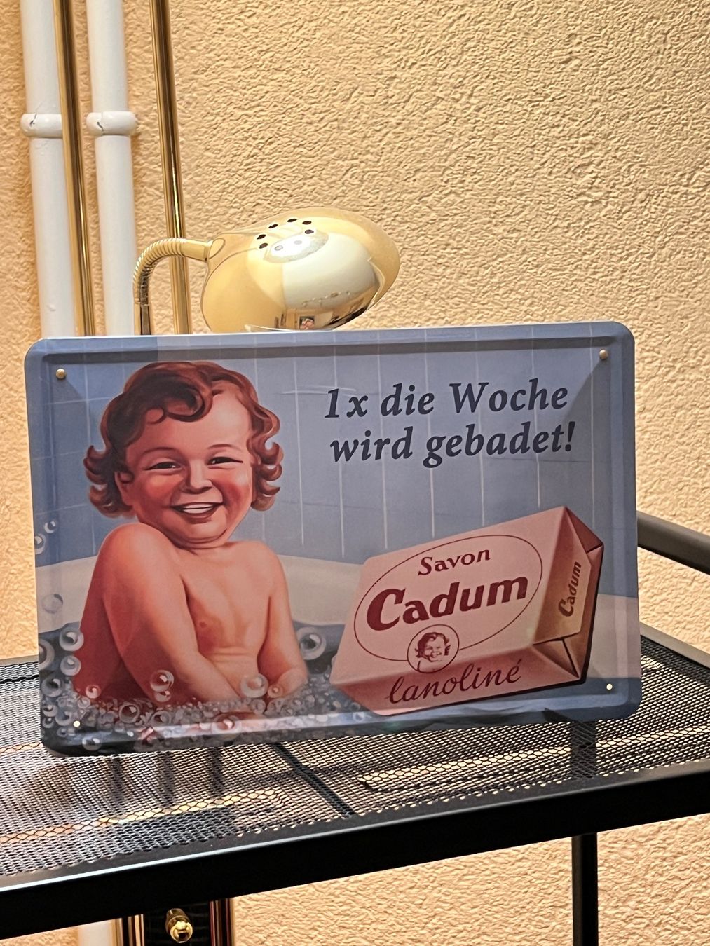 Ecriteaux: Blechschild Tafel Bild altes Metallbild – D'occasion à Wil par fuschti01 1