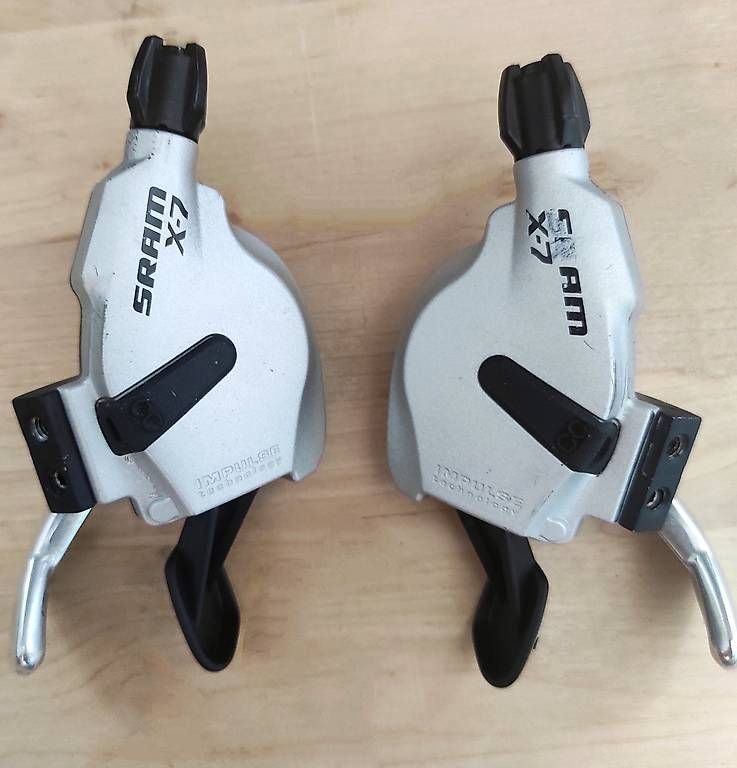 Sram Ersatzteile: Sram X-7 Trigger MTB Schalthebel Set 3x9 Impulse Technology – Gebraucht aus Grenchen von stilvortalent71 3