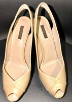 Louis Vuitton Pumps Lackleder Beige Groesse 40 NEU TAMARA S