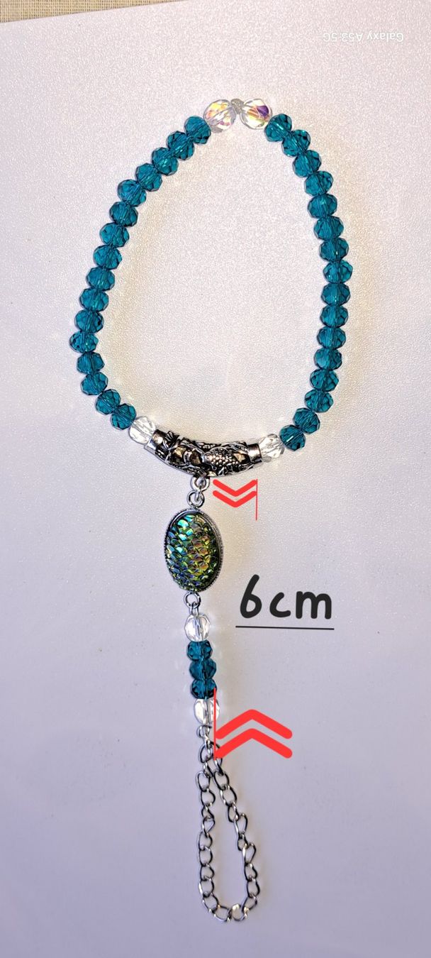 Bracciali & Braccialetti: Sklavenarmband mit Kristall Perlen – Nuovo (secondo la descrizione) da Plagne venduto da Reticulum01 5