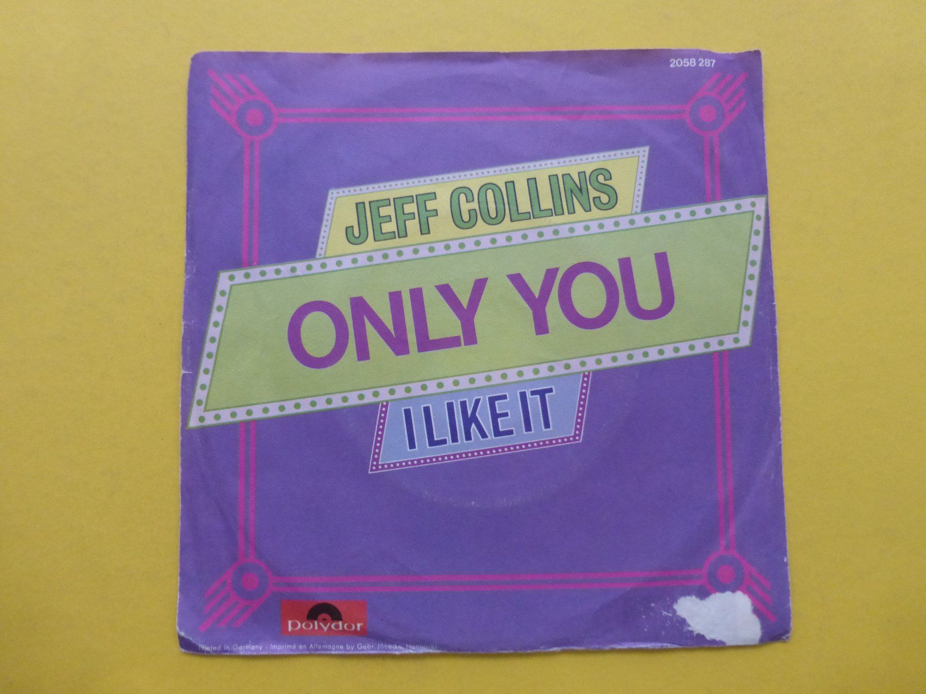 Dischi in vinile: Jeff Collins – Only You – Usato da Zürich venduto da Swiss57 1