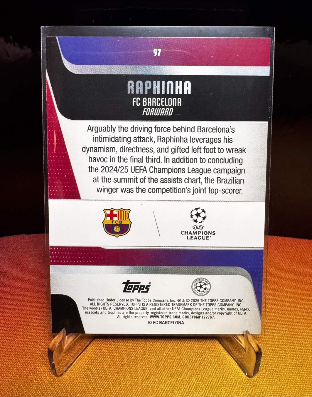 Topps Carte collezionabili: Raphinha / Topps UCC Flagship 25-26 / Basekarte #97 – Nuovo (secondo la descrizione) da Berneck venduto da GL-Tradingcards 1