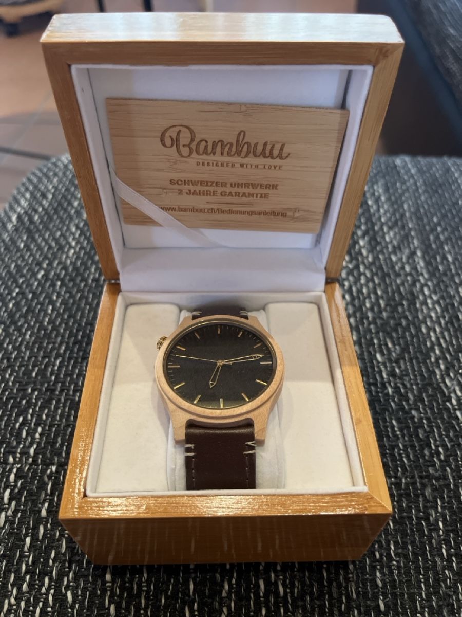 Uhren: Bambuu Armbanduhr – Neu (gemäss Beschreibung) aus Einsiedeln von sandramon