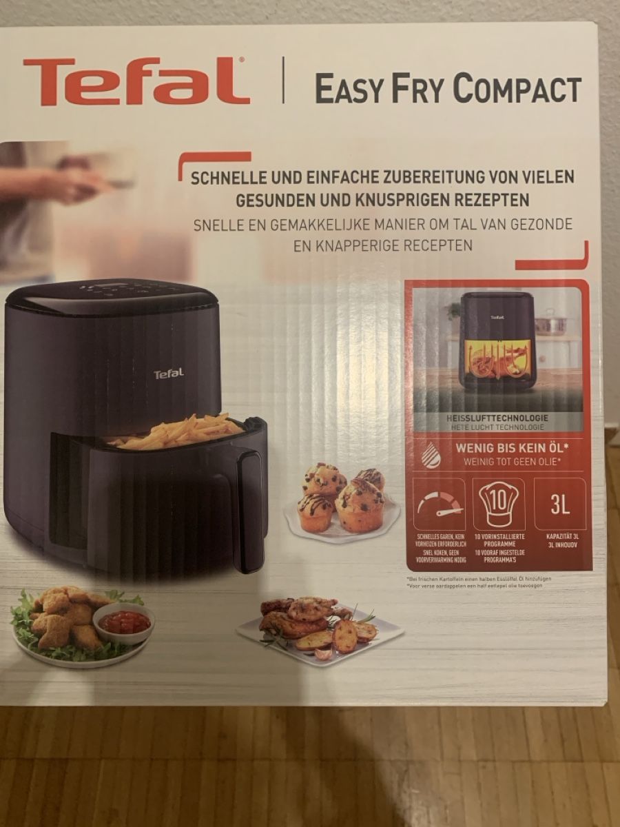 Tefal Elettrodomestici da cucina: Tefal Easy Fry Compact Heissluftfritteuse! – Nuovo e nell'imballaggio originale da Zürich venduto da dan_j9j6 4