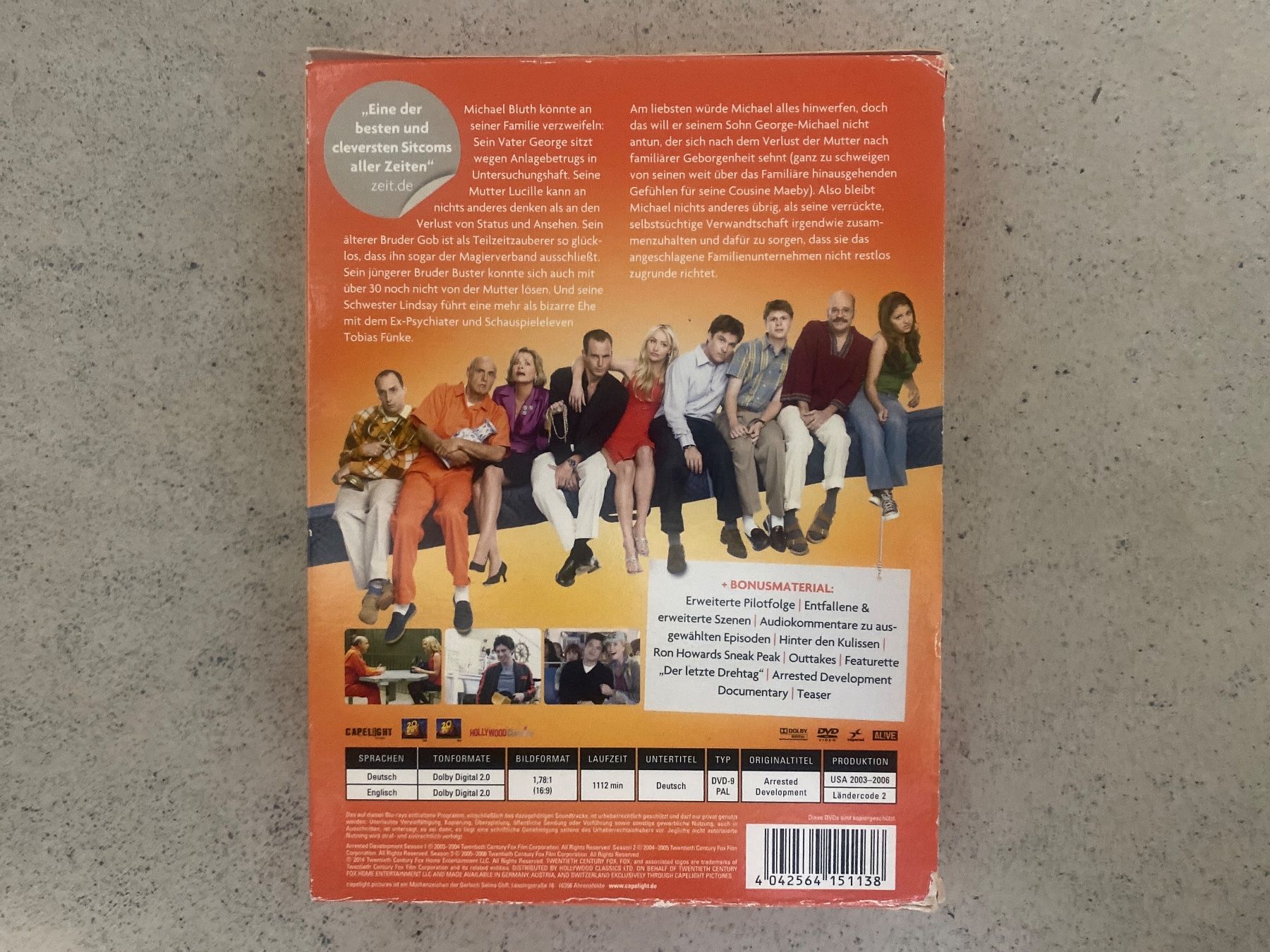 Tutti i DVDs: Arrested Development - Komplettbox – Usato da Buchen im Prättigau venduto da dideldu 1