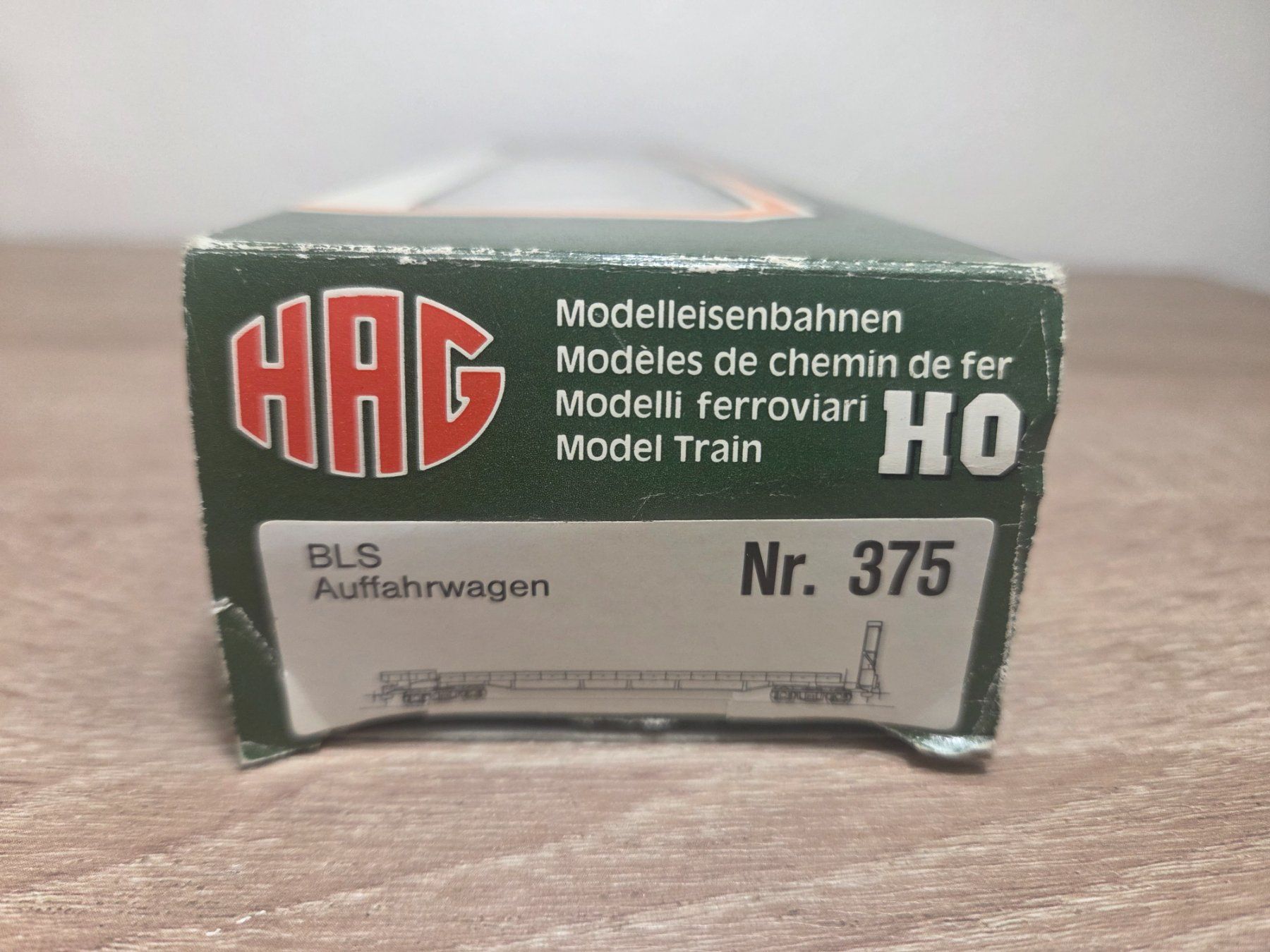 Hag Modellini di ferrovie: Hag 375 Auffahrwagen BLS H0 – Usato da St-Aubin-Sauges venduto da Lo_Go 5