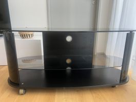 Fernsehmöbel aus Glas