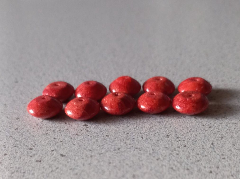 Edelsteine: 10 Stk. Korallen Steine, geschliffen – Neu und originalverpackt aus Winistorf von acreativ2 2