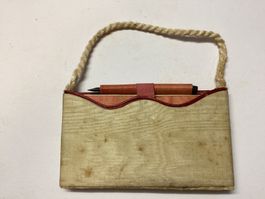 Antike Spielzeug Handtasche,Souvenir,Kalender für Puppen