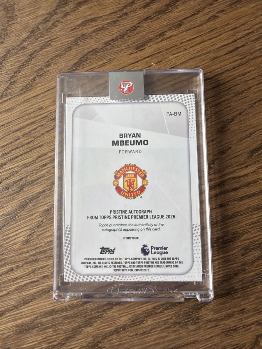 Topps Sammelbilder & Trading cards: Bryan Mbeumo Auto /75 Manchester United Topps Pristine – Gebraucht aus Praz (Vully) von ShoreCards 1