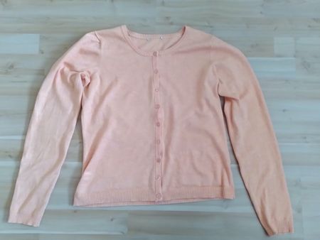 Cardigan in Lachsrosa, Grösse M Top Zustand!