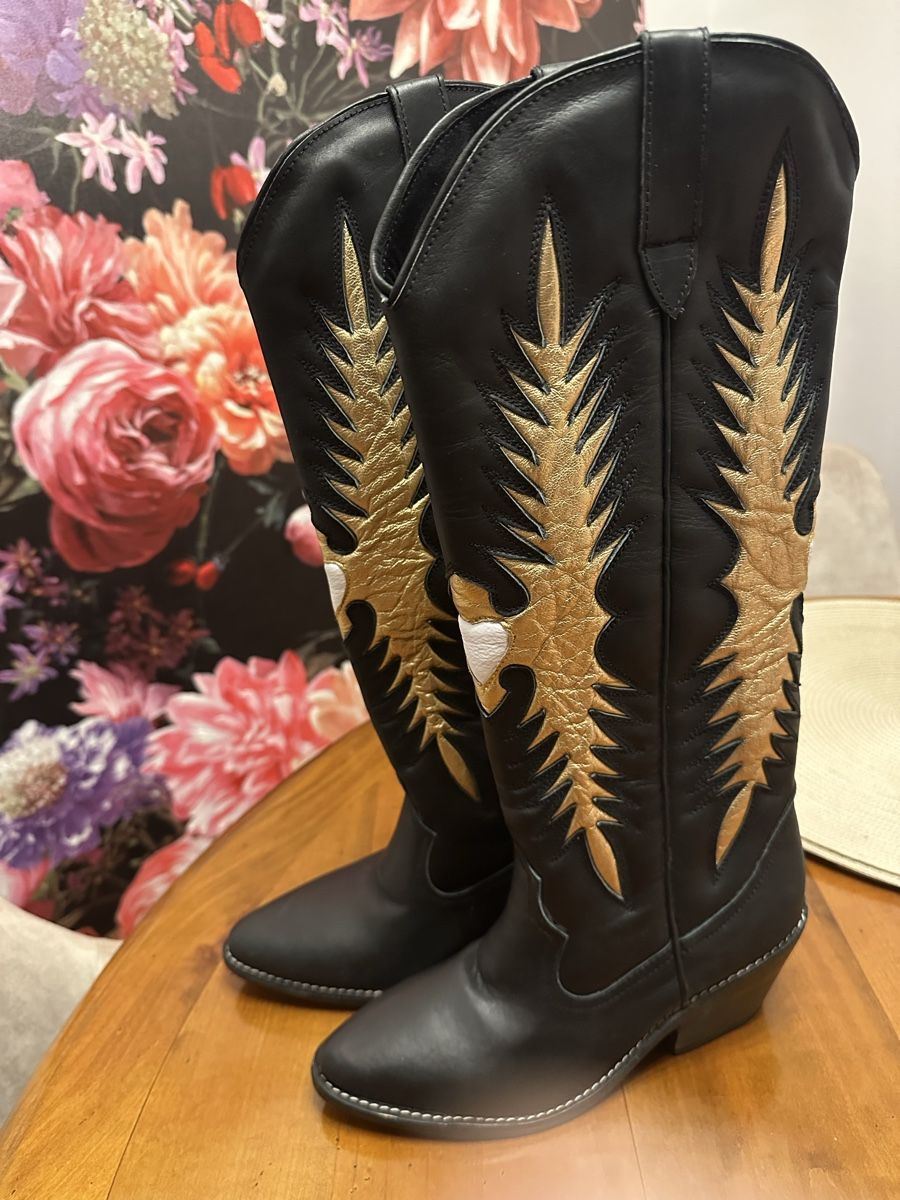 Scarpe da donna: Handmade Cowboyboots Gr. 40 – Nuovo (secondo la descrizione) da Zürich venduto da Jess1999 2