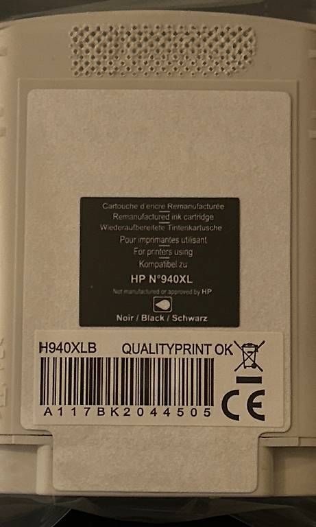 Hewlett Packard Cartucce per stampanti & toner: Cartouches d'encre HP 940 – Usato da Yverdon-les-Bains venduto da emm_8yjg 2