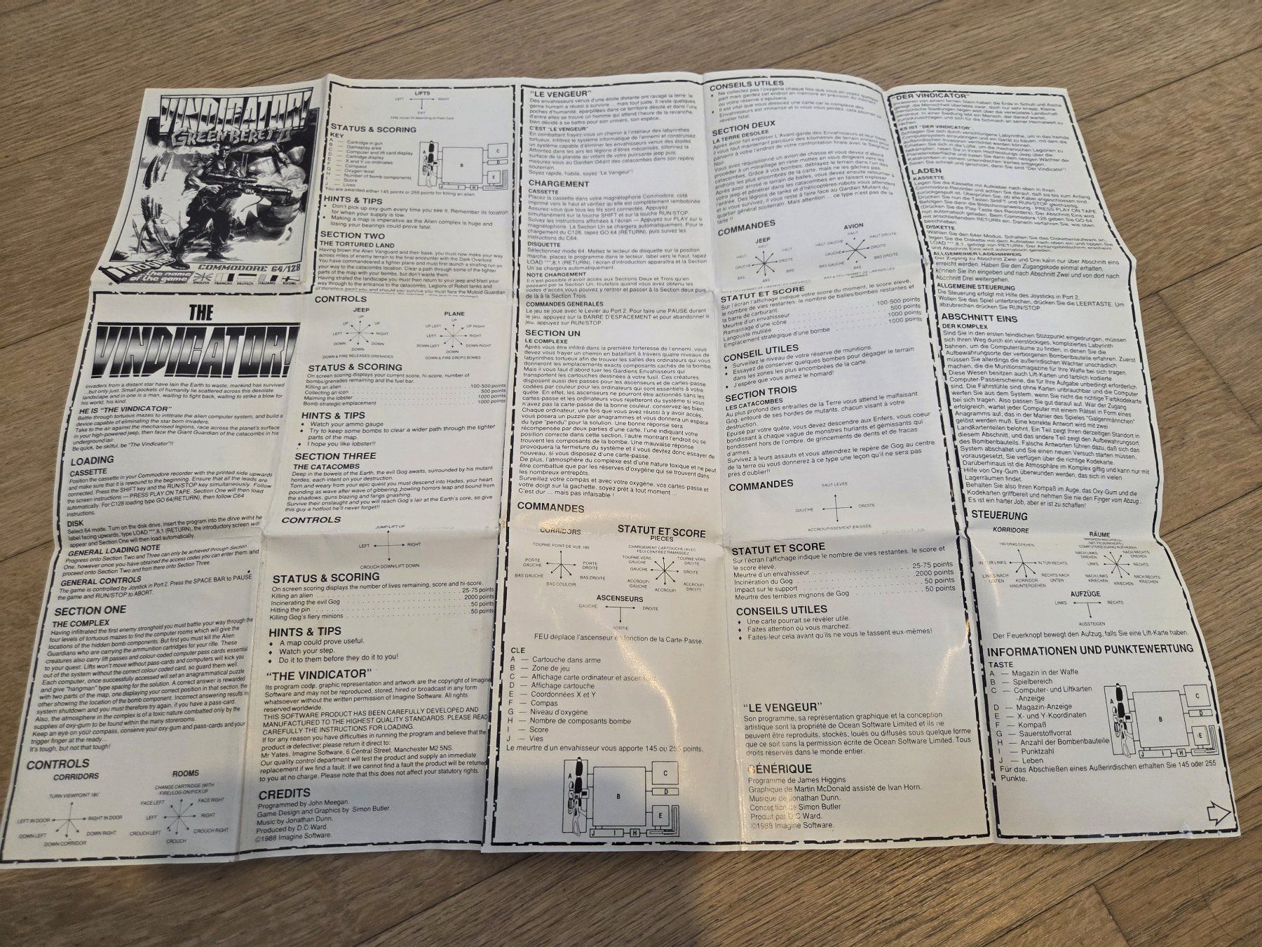 Spiele: The Vindicator - Commodore 64 - C64 – Gebraucht aus Carouge GE von Franllo 4