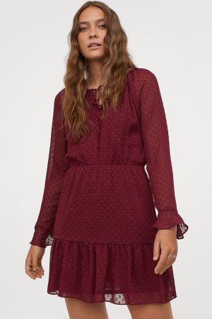 H&M Kleid - Chiffon Rock - 38 - Herbst