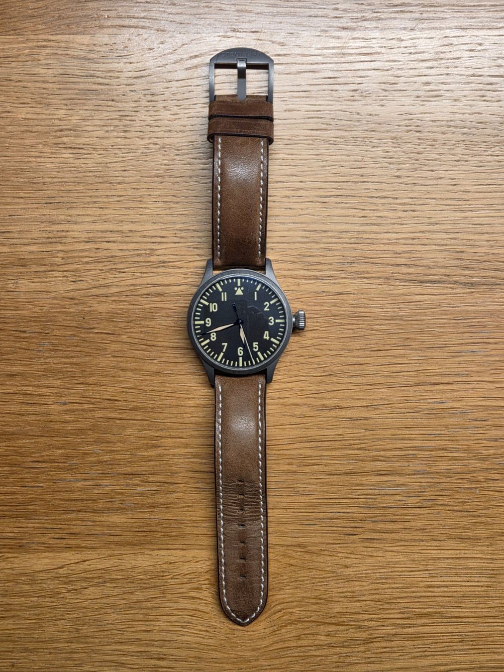 Steinhart Uhren: Fliegeruhr Steinhart Nav.B 44 Titan B-Muster Automatic – Gebraucht aus Niederrohrdorf von freestyle01