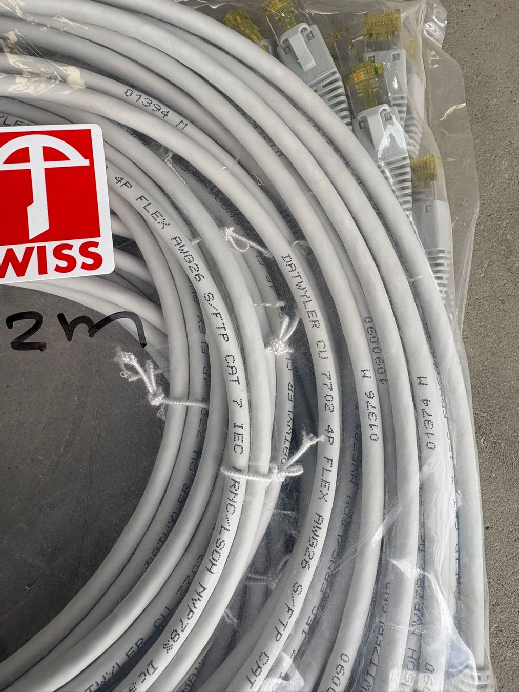 Cavi: Ethernet Kabel Cat.7 / 2 Meter / 10 Stück – Usato da Sursee venduto da Network_41AG