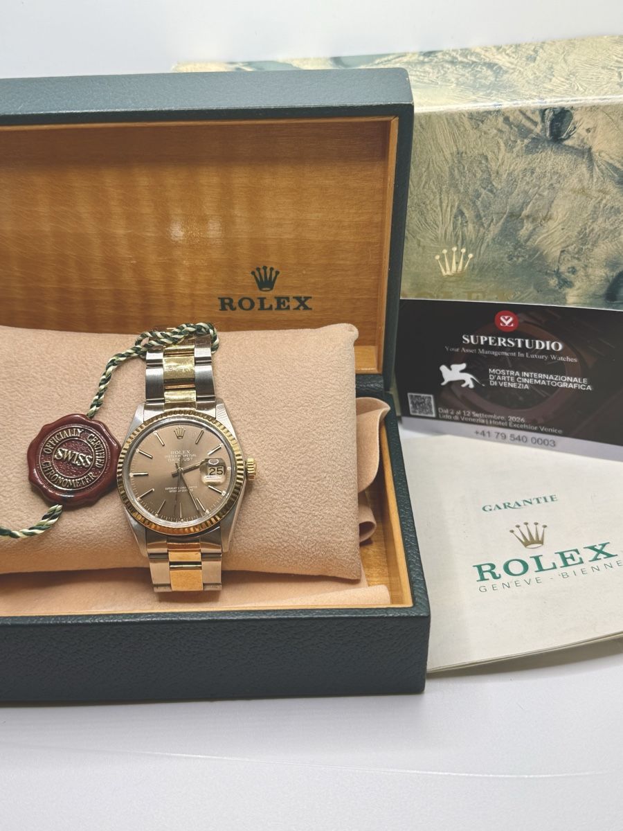 Rolex Orologi: Rolex Datejust Ref.16013 chocolate dial Full Set – Usato da Lugano venduto da Superstudiolugano 8