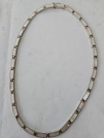 Silber Damen Kette mit Emaile