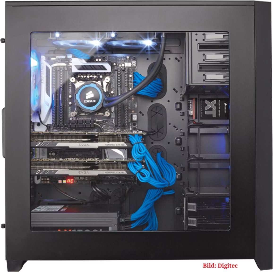 Corsair Gehäuse: Corsair Obsidian 750D Airflow Edition – Gebraucht aus Frauenfeld von kleinerUhu